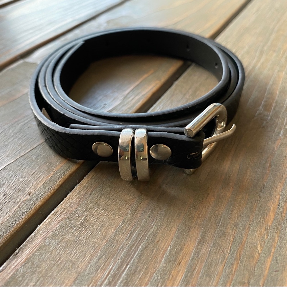 Thin Black Belt